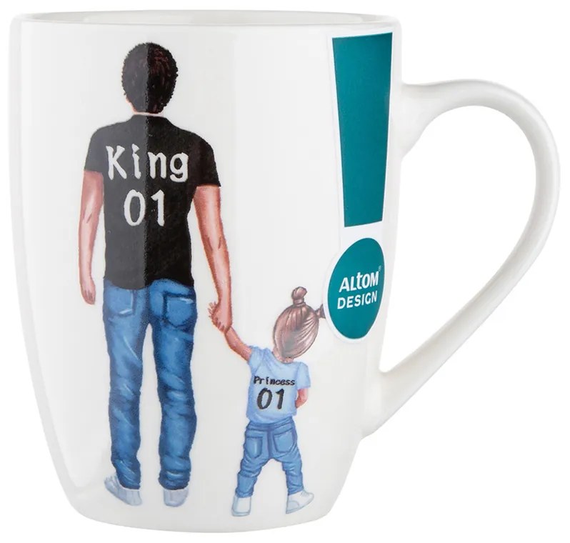 Cană din porțelan Altom King - girl, 300 ml