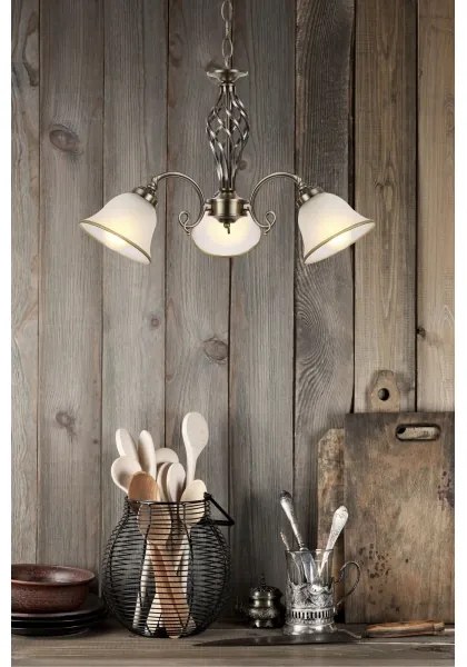 Lustră pe lanț Globo 60208-3 ODIN 3xE27/60W/230V