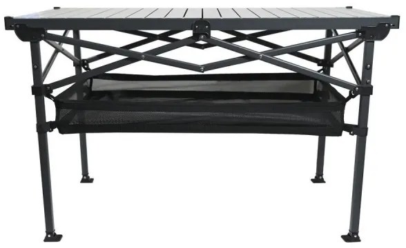 Masă pliabilă de camping 118x70 cm antracit