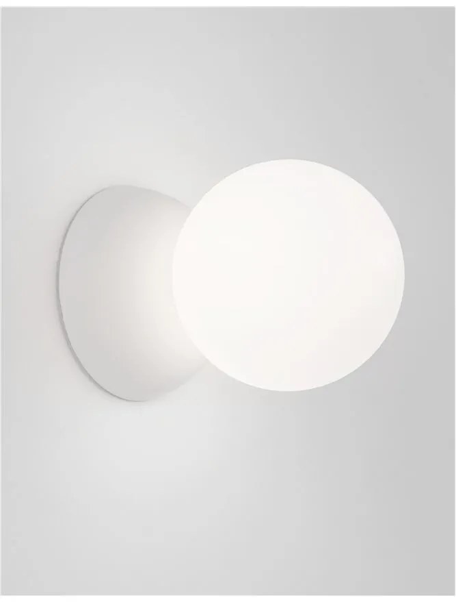Aplica de perete design modern ZERO, gips alb NVL-9577013