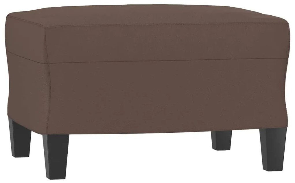 349337 vidaXL Taburet, maro, 60x50x41 cm, piele ecologică