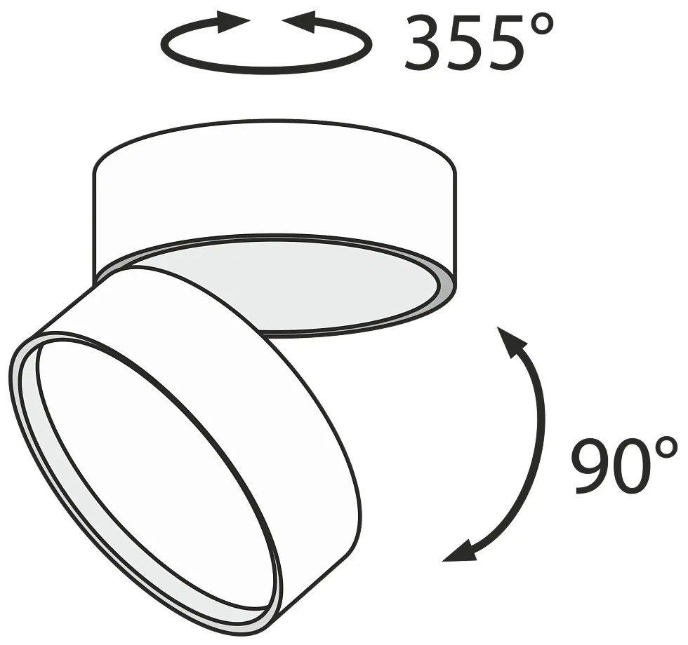 Spot LED directionabil Onda alb MY-C024CL-L18W