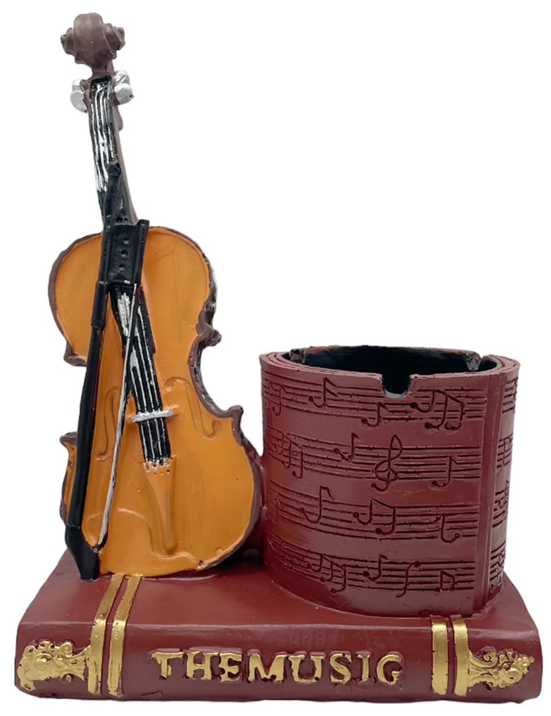 Suport de birou VIOLIN, Burgundy, 14.5x20cm