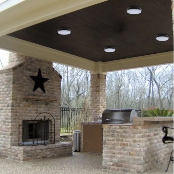 Plafonieră LED de exterior LED2 LUNA LED/25W/230V IP54 rotund