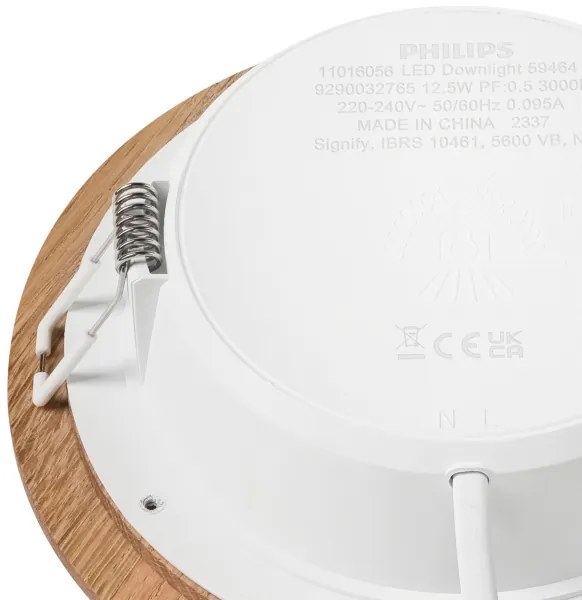 Corp de iluminat LED încastrat WOODY SPOT LED/12,5W/230V 3000K stejar ø 16 cm