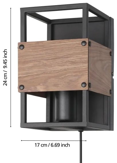 Aplică EVESHAM 1xE27/40W/230V Eglo 43806