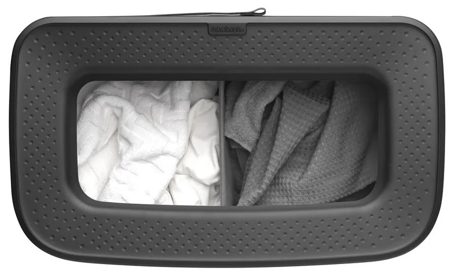 Coș de rufe negru mat din metal 90 l Bo Hi – Brabantia