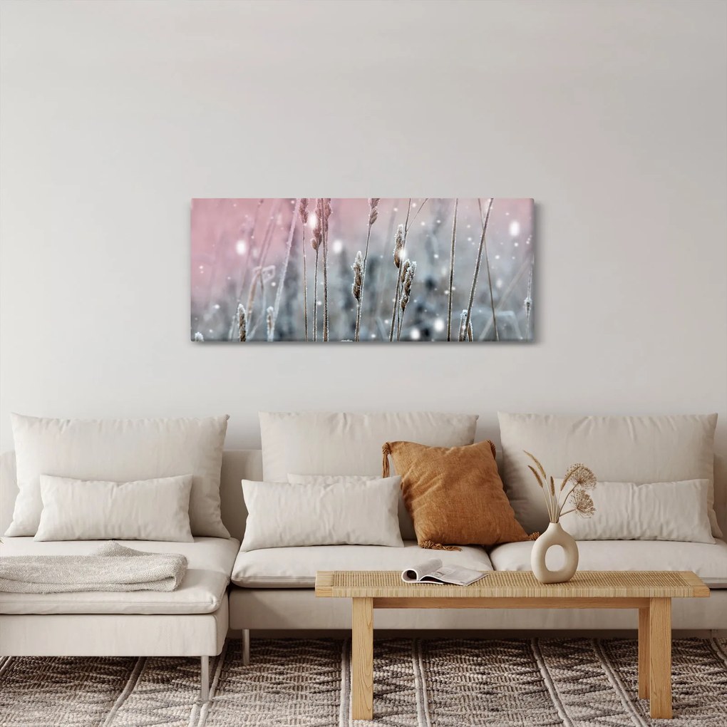 Tablou - Peisaj de iarnă (120x50 cm)