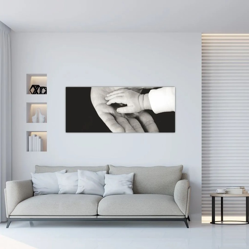 Tablou cu mâini (120x50 cm), în 40 de alte dimensiuni noi