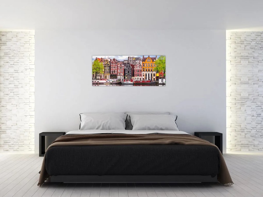 Tablou - Amsterdam, case de dans (120x50 cm)