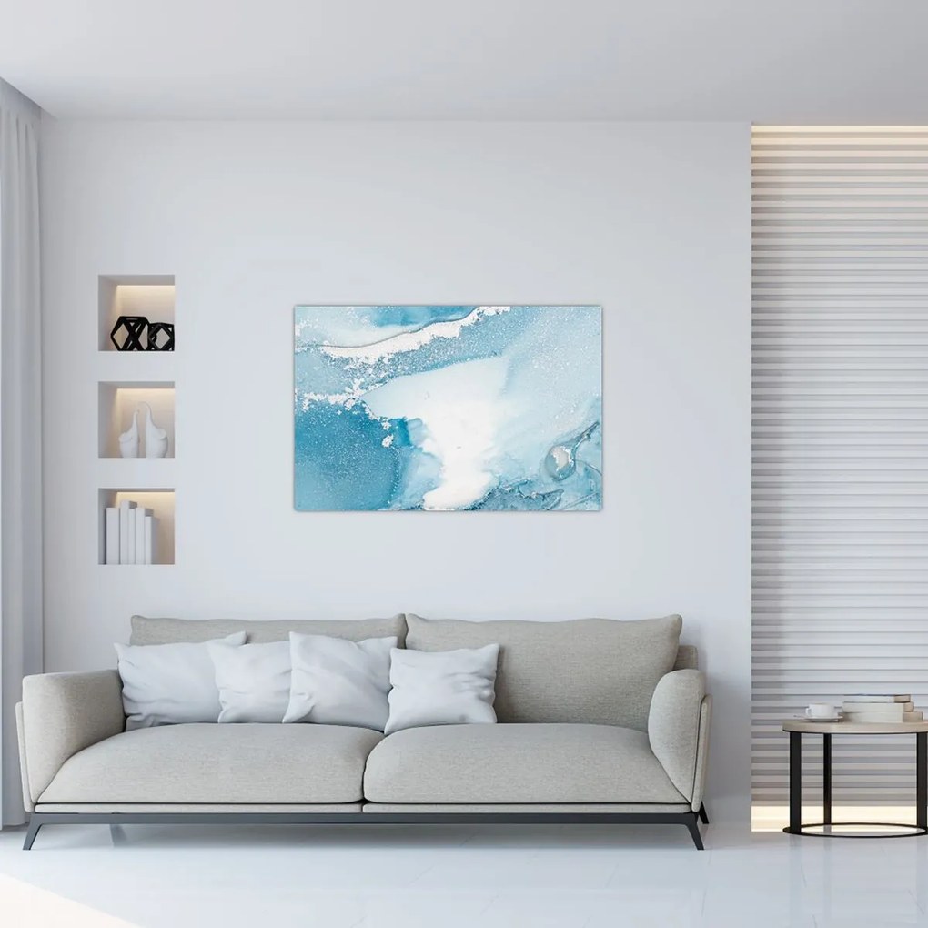 Tablou - Decor albastru (90x60 cm)