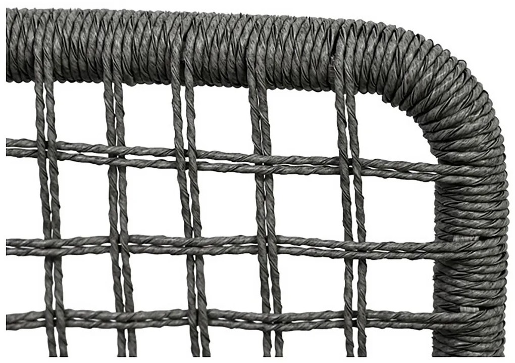 Autronic Set de grădină 1+2, metal, polyrattan,gri , AZ-L1103 GREY