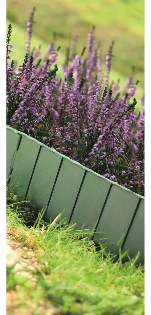 Palisadă de grădină Garden Fence verde 10 buc.