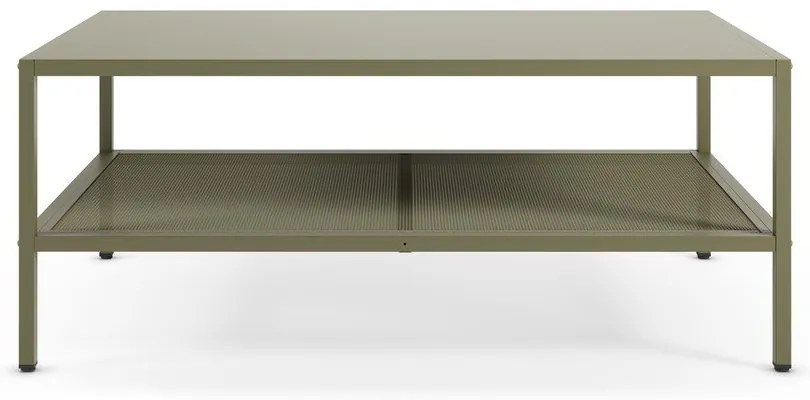 Măsuță de cafea verde din metal 60x100 cm Fayna – Marckeric