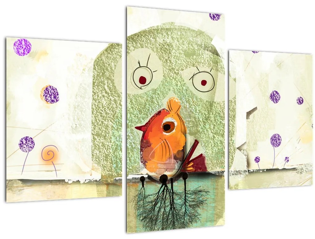 Tablou - Sufletul unei păsări (90x60 cm)