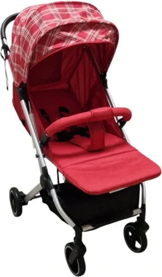 Carucior sport ultracompact pentru copii BABY CARE 311 Transformabil in troller, Spatar reglabil in 3 trepte, Pozitie somn, Rosu