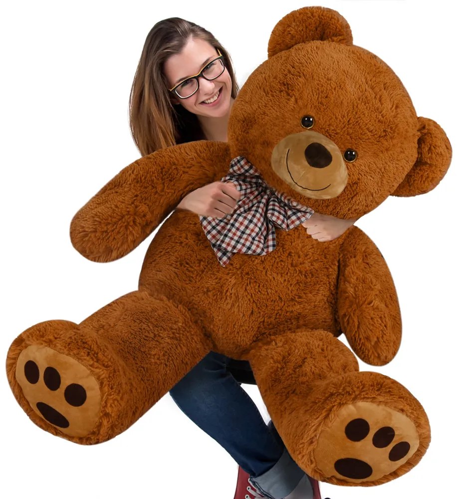 Deuba Ursuleț mare maro de pluș 100 cm - XL