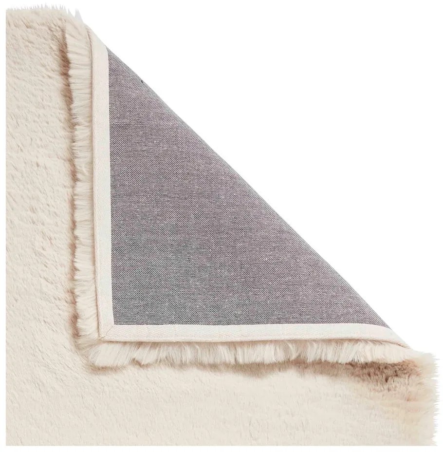 Covor crem 60x120 cm Super Teddy – Think Rugs