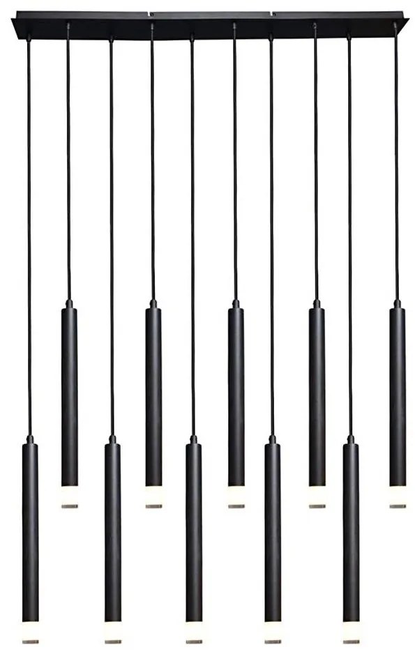 Lustră pe cablu Rabalux 72364 RAMIRA 10xG9/5W/230V negru