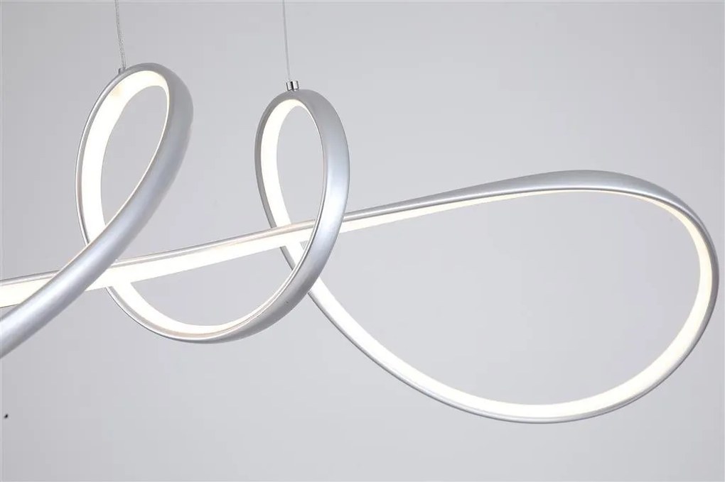 Lustra LED decorativa Maisie gri