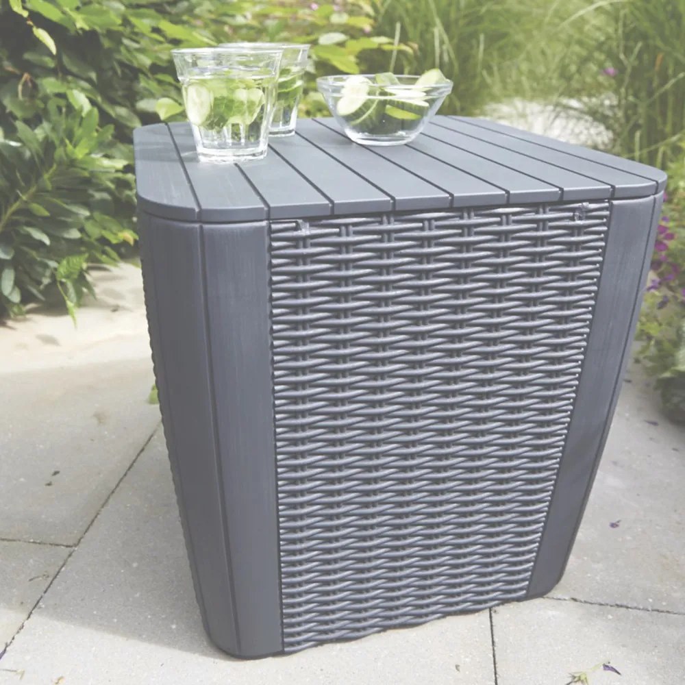 Set mobilier de grădină Trenton Balcon, grafit