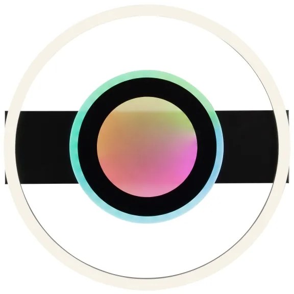 Brilliant MAUREEN plafonier LED RGBW dimmabil 20W/230V 3000-6500K negru + telecomandă