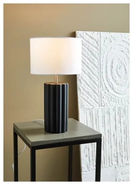Lampă de masă COLUMN 1xE14/18W/230V neagră Markslöjd 108221