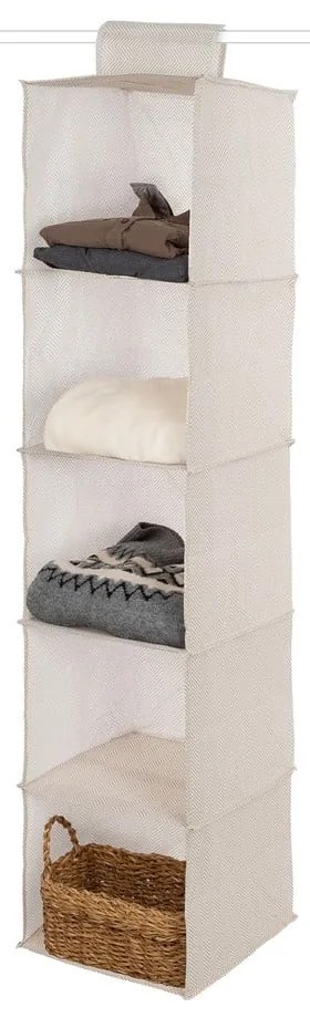 Organizator pentru șifonier de agățat din material textil Nancy – Compactor