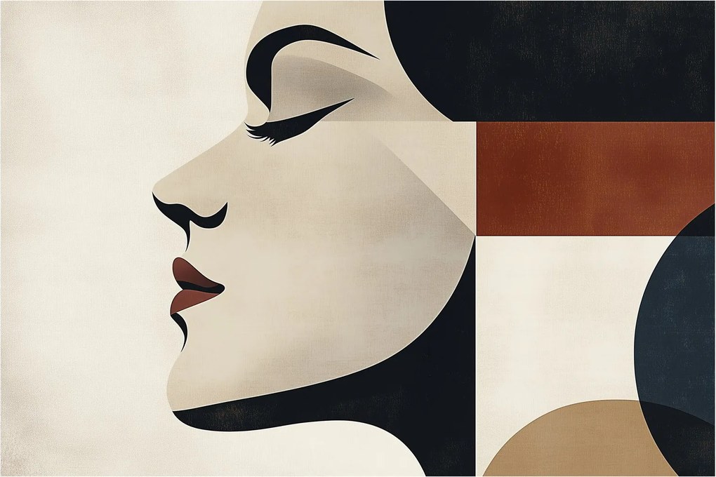 Tablou - Femeie din profil (90x60 cm)