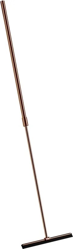 Racleta pentru sticla cu maner telescopic Omnires Uni finisaj cupru periat 30 cm