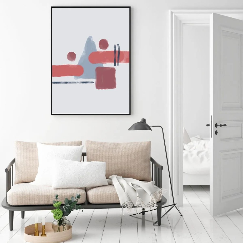 Poster - Abstracție pictată (A4)