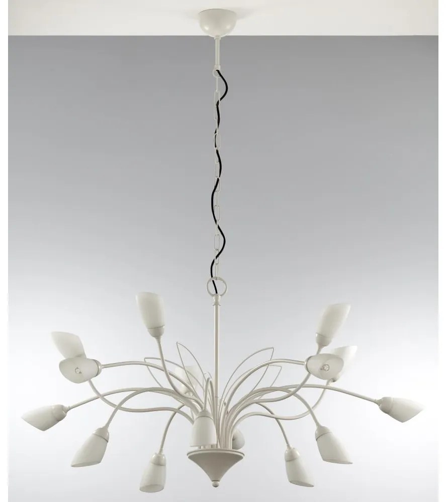 Jupiter 2062 - Candelabru pe lanț GLORIOSA 15xG9/14W/230V crem