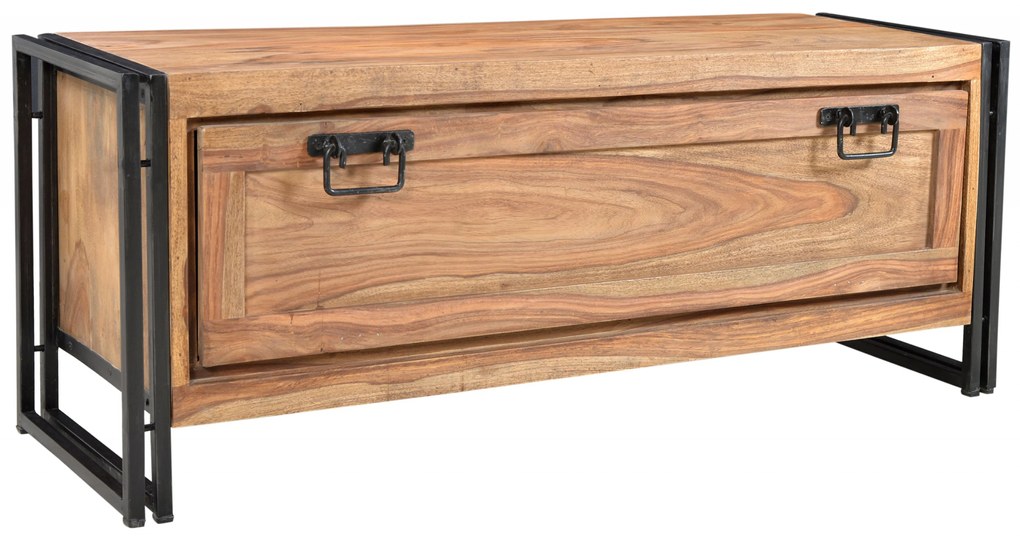 Set 3 piese mobilier pentru hol din lemn de salcam Panama