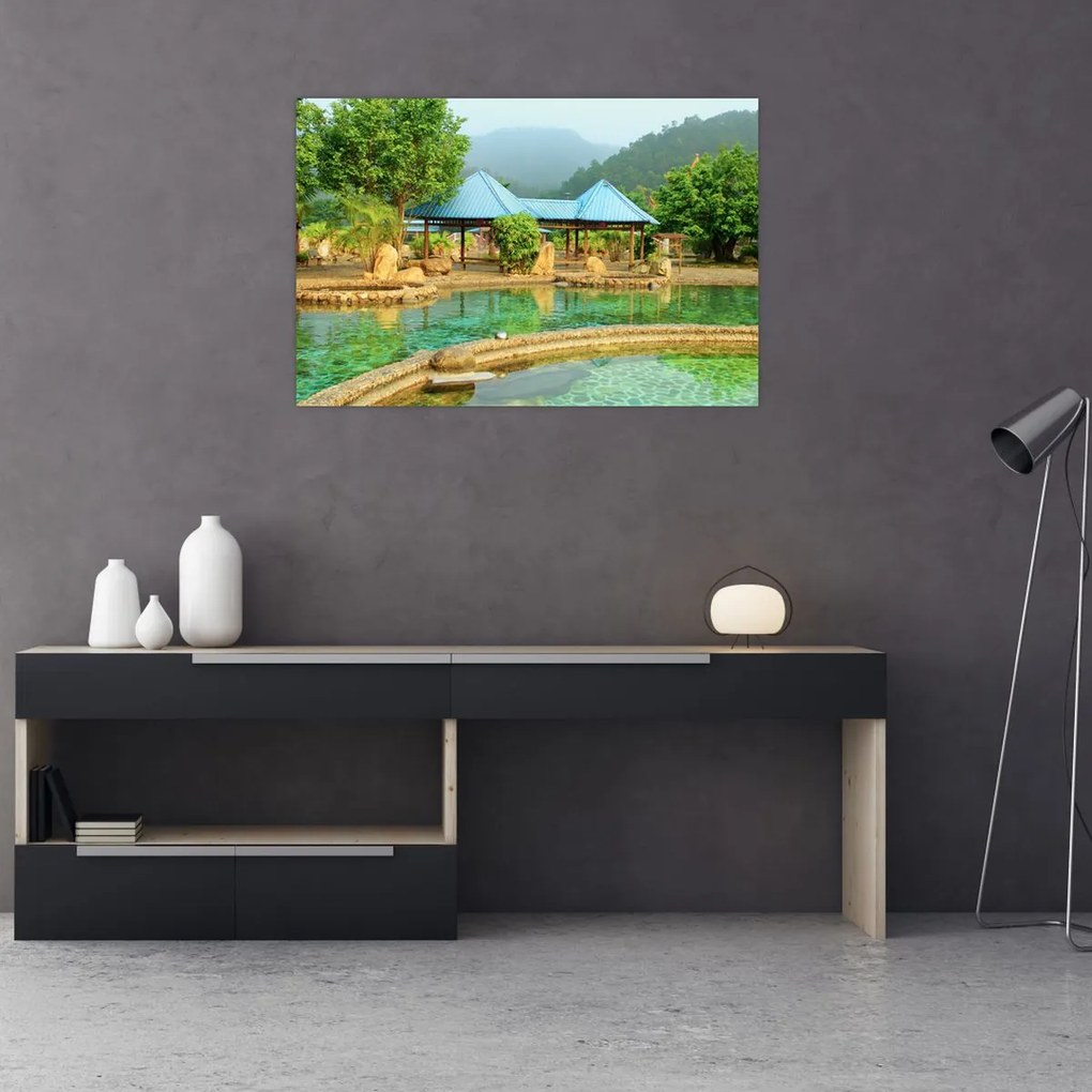 Shanghai hotel park (90x60 cm)