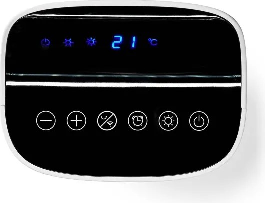 Ventilator cu element de încălzire Nedis HTFA20WTW 1400/2000W/230V Wi-Fi Tuya + telecomandă