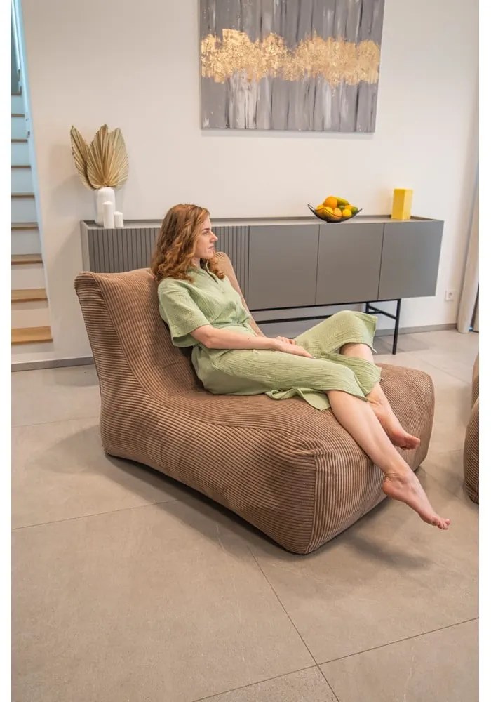 Fotoliu bean bag maro Lounge 100 – SLOWDOWN