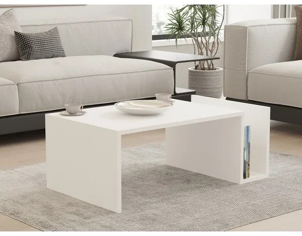 Măsuță de cafea MONEL albă