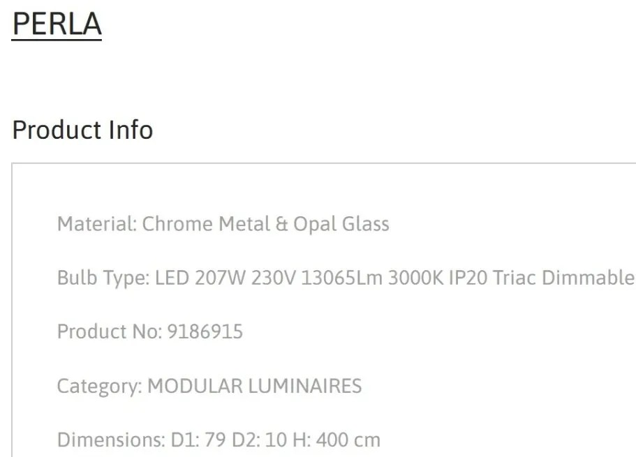 Lustra LED XXL suspendata design decorativ PERLA