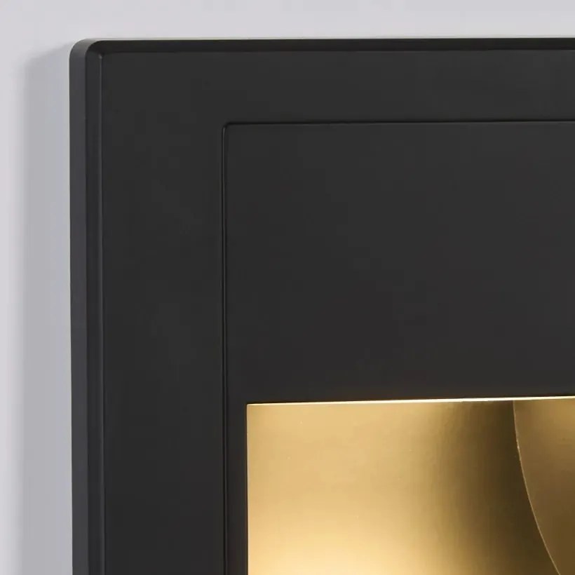 Spot LED incastrabil iluminat ambiental Steplight negru