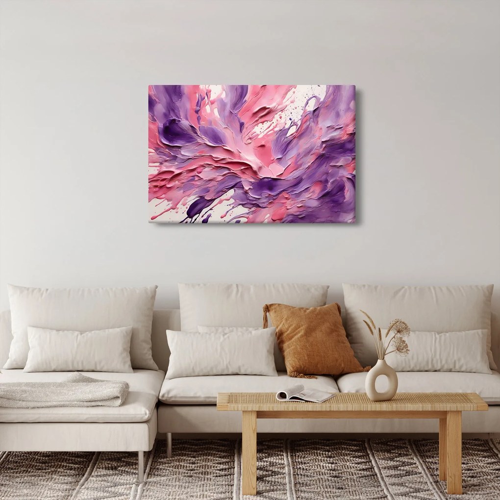 Tablou - Abstracție romantică (90x60 cm)