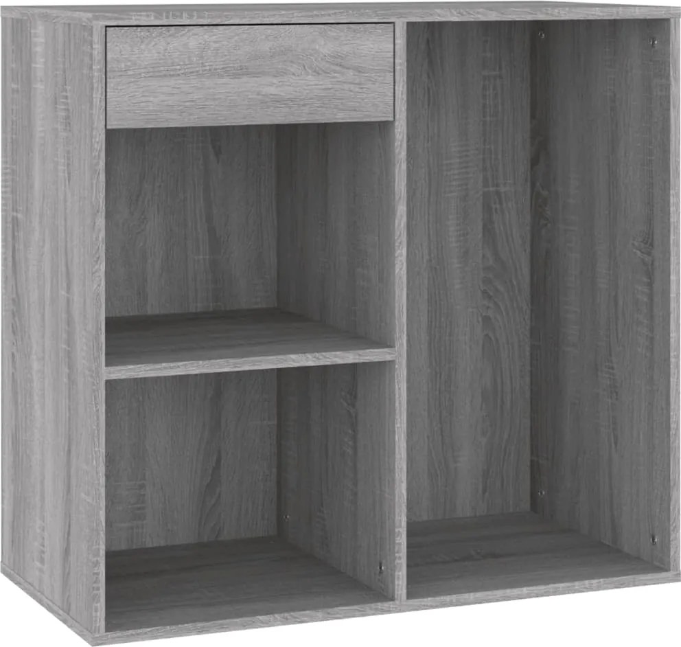 vidaXL Dulap de cosmetice, gri sonoma, 80x40x75 cm, lemn prelucrat