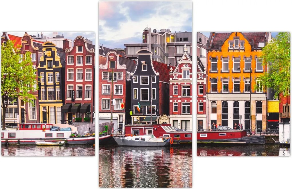 Tablou - Amsterdam, case de dans (90x60 cm)