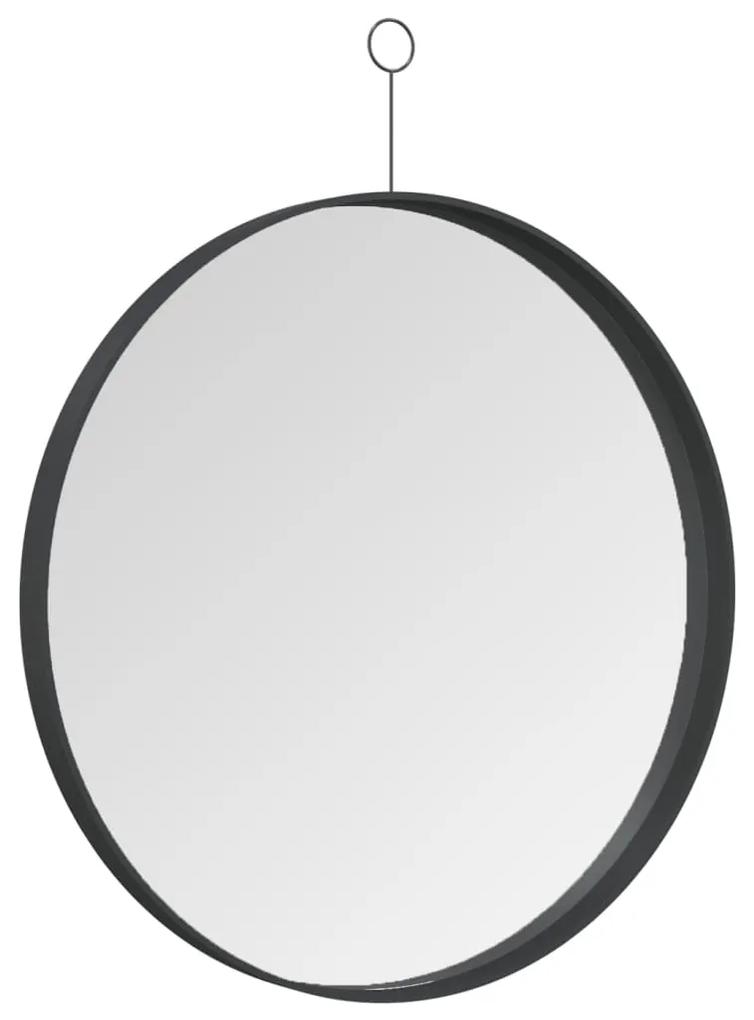 Oglinda suspendata cu agatatoare, negru, 50 cm 1, 50 cm