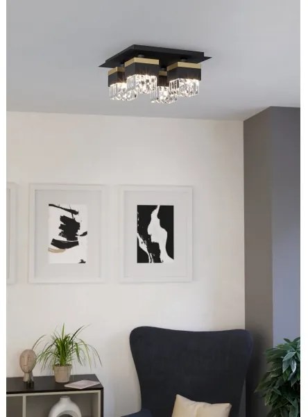 Plafonieră BARRANCAS 4xE14/40W/230V Eglo 900302