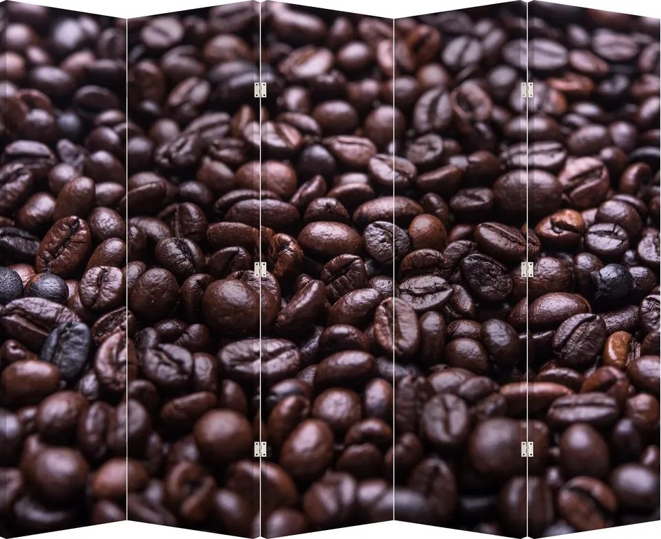 Paravan - Boabe de cafea (210x170 cm)