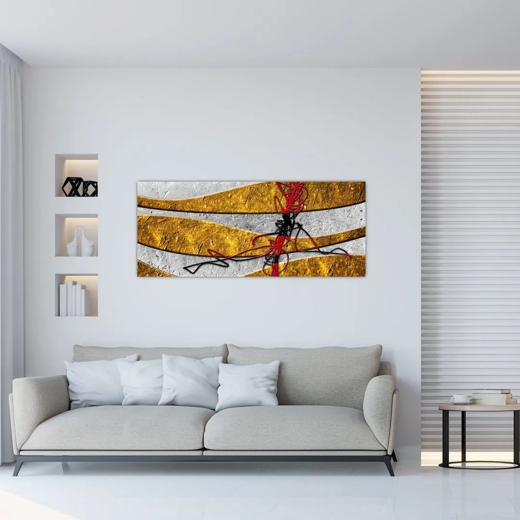 Tablou abstract (120x50 cm)