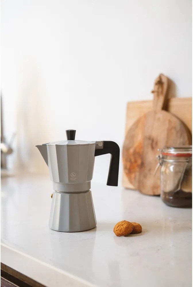 Espressor moka gri din metal 400 ml Moshi – Leopold Vienna