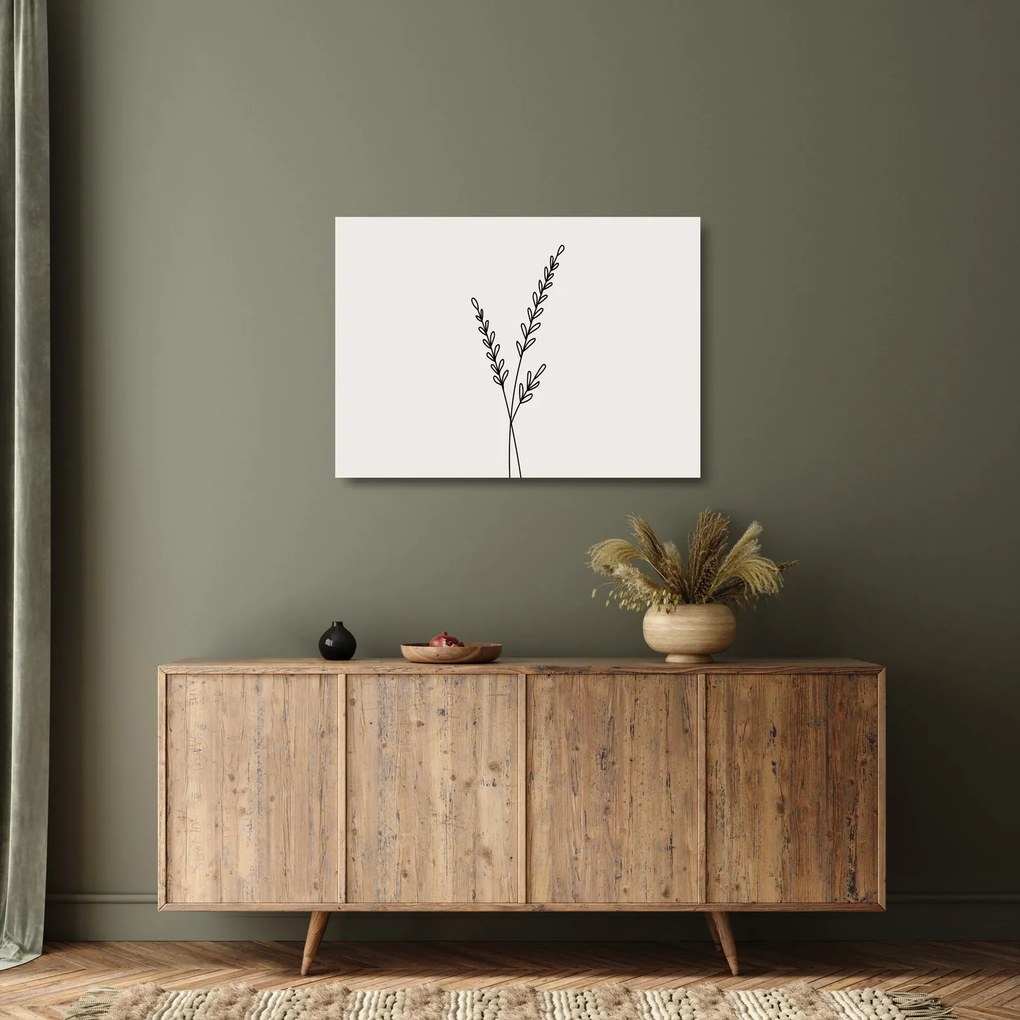 Tablou pe sticlă - Floare de pajiște N⁰2 (70x50 cm)