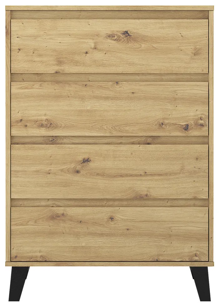 Comoda BOGAN 4S70, stejar Artisan