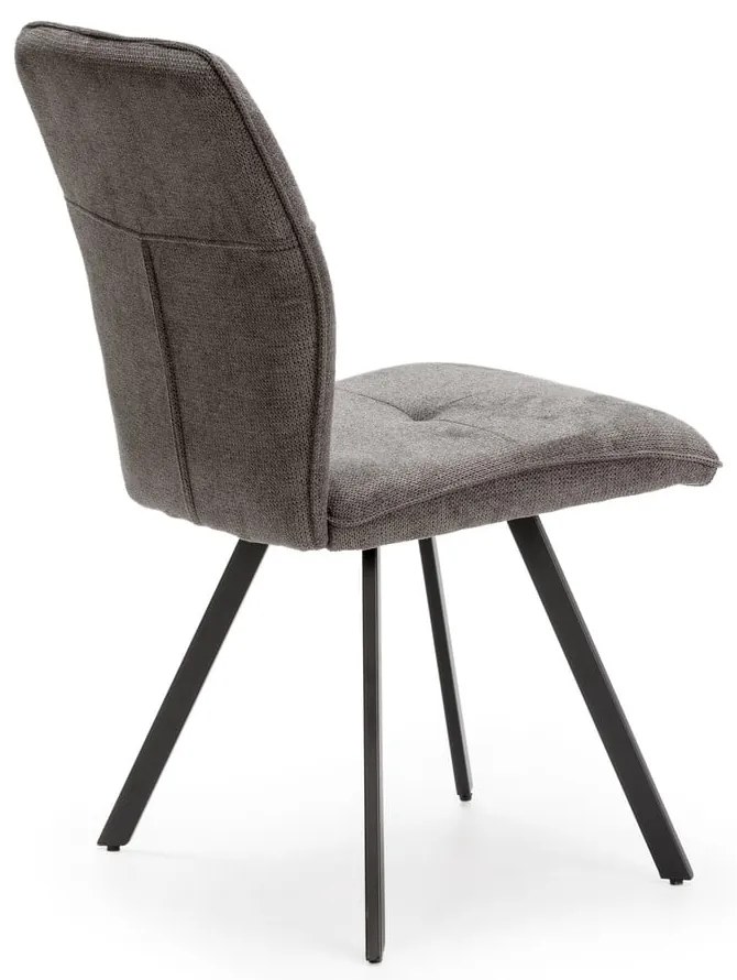 Scaune de dining gri-închis 4 buc. Mery – Marckeric